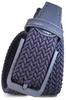 [Putrats] [Supervised by a Prize-winning Caddy: Provides Firm Waist Support] Golf Belt for Men, Navy, Stretch Mesh, Stylish, Gift for Juniors (Navy,