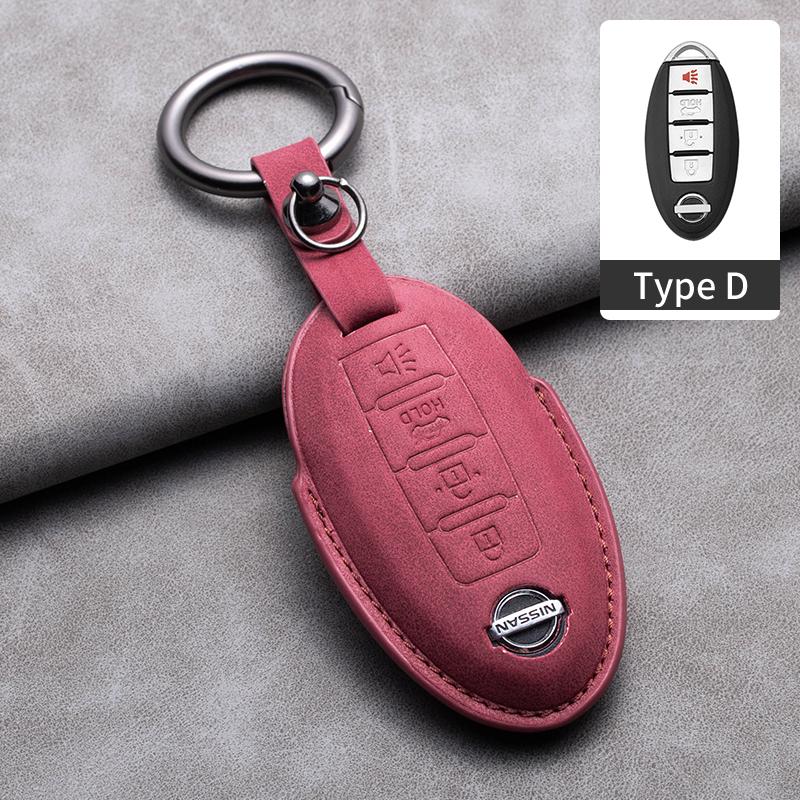 Car Key Remote Case Cover Holder For Nissan Tiida Qashqai J11 J10 Micra Kicks Altima X-Trail Fuga Navara Leaf Note Sentra Murano