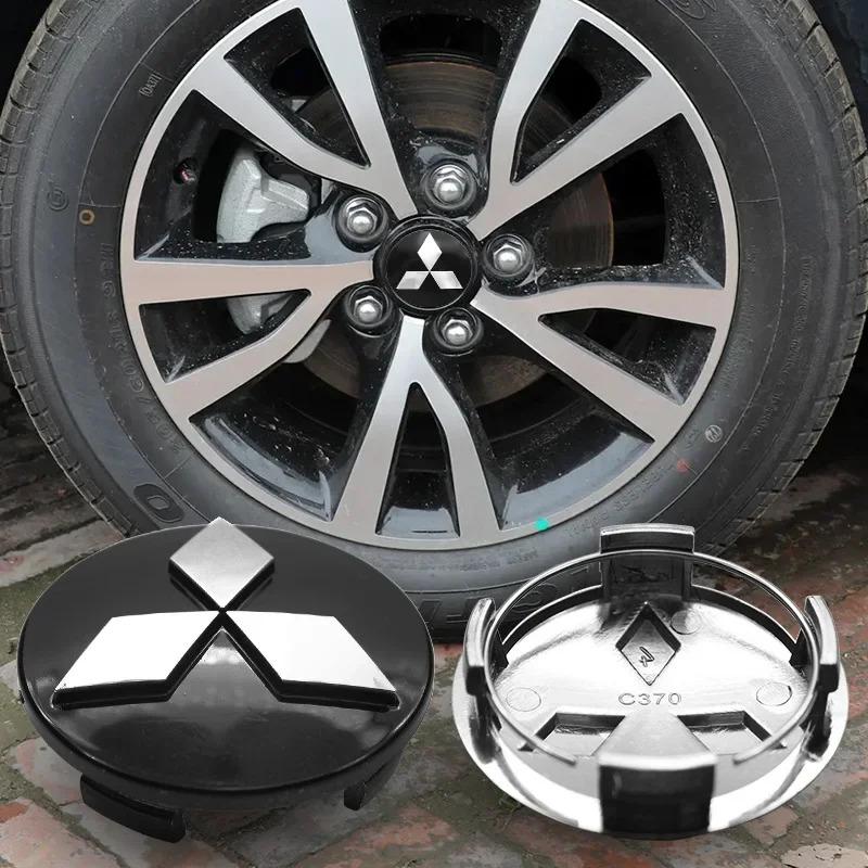 vdpc7 4pcs 60mm Car Wheel Center Cap Logo Hub Badge Rim Cover Auto Accessories For Mitsubishi Outlander Lancer Eclipse Mirage Ralliart