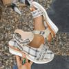 Fashion Large Size Fashion Womens Shoes 2025 Beige Heeled Sandals Open Toe Clogs Wedge Big Luxury New Black Low Peep Multicolored Summer