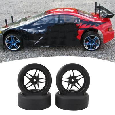 4pcs Rodas com Pneus RC Conjuntos 12mm Hex Rodas Pneus de Borracha Largura 26mm para Carro RC de Corrida 1Celsius10 Carro de Drift