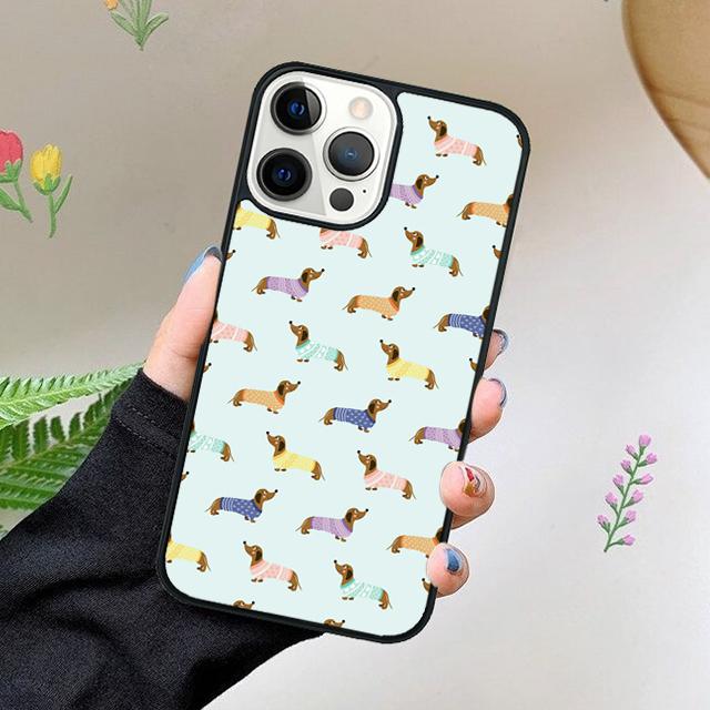 

Sausage Dog Dachshund Art Phone Case For iPhone 17 Air 15 16 16e 11 12 13 14 Pro Max Cover For iPhone 17 Air Max Plus Fundas iPhone 13