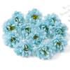 10/30Pcs Artificial Flowers Heads 3cm Fake Flower for Home Decor Wedding Decoration DIY Wreath Scrapbook Craft Gifts Accessories