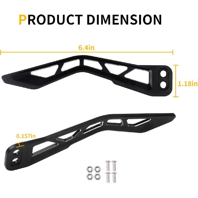 X3 Door Handle Latches, Compatible with 2017-2025 Can-Am Maverick X3 X DS RS Turbo R Max 2/4 Door Accessories, Door Opener Latch Handle, Open Doors