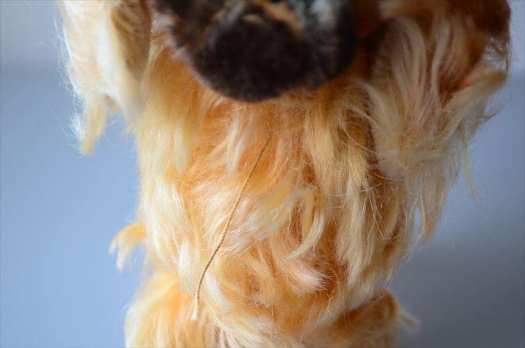 Steiff Pekingese Dog Plush Toy Doll Figure Antique German-made Vintage_ig4157
