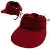 Large Brim Beach Volleyball Visor Cap Adjustable Swimming Baseball Cap Seaside Hollow Hat  Street