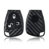 3 Button High Quality Carbon Fiber Silicone Car key cover Case For Mercedes Benz C B E Class W203 W211 W204 YU BN CLS CLK