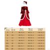 Santa Costume Set Fancy Dress Xmas Outfits for Props Parties Carnivals