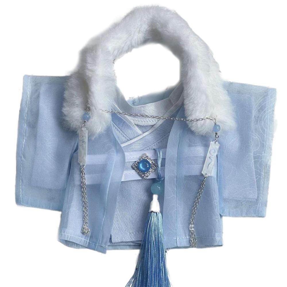 20CM Doll Clothes Doll Accessories Toy Doll Chinese Dress Set Photo Props Change Dressing Game Mini Hanfu Suit