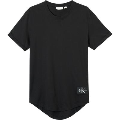 Crew Neck Short Sleeve Solid T-Shirt Men Tops Black J30J323482-BEH
