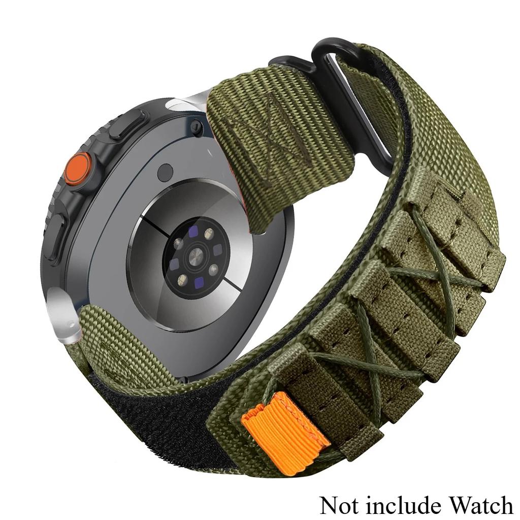 Nytt nylonband för Samsung Galaxy Watch 8/8 Classic Ersättningsarmband Sportklockband Correa för Watch ultra2025/7 47mm Band