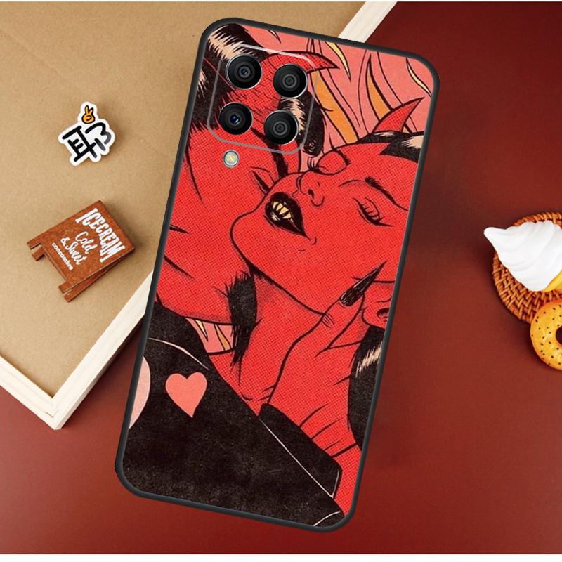 Aesthetic Devil Woman Bad Girl For Samsung Galaxy M31 M51 M21 M11 M20 M13 M33 M53 M52 M32 M12 M14 M34 M54 M55 M15 Case