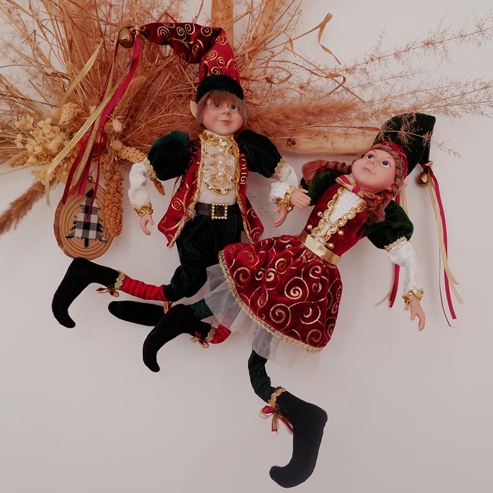 Neue Weihnachten Elf Plüsch Spielzeug Wohnkultur Paar Elfen Urlaub Puppen Spielzeug Neue Jahr Geschenk Kinderzimmer Dekoration Navidad Natal Weihnachten