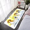 Tapis de sol Musique Pop A-ABBA Tapis Antidérapant pour Entrée Couloir Tapis Cuisine Adsorbant l'Eau Tapis Moelleux Décor de Chevet