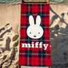 Cartoon M-Miffy Cute Kawaii Bunny Towel Beach Towel Oversized Quick Dry Towel Absorbent Soft Swim Beach Towels for Men Women