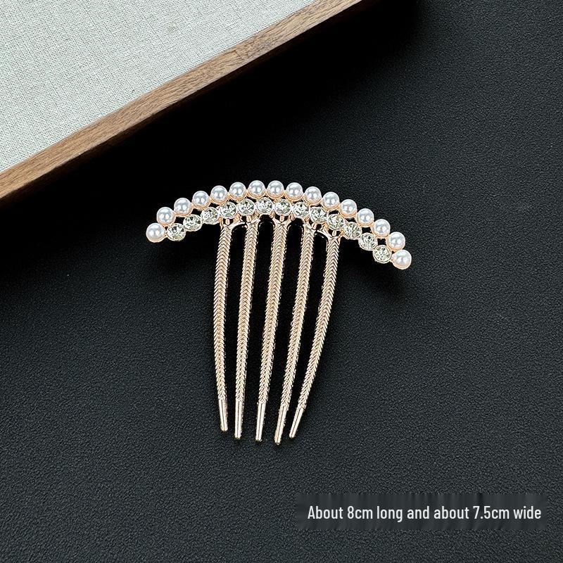 Elegant Pearl U-shaped Hairpin for Women - New Chinese Style Updo Accessory 2025