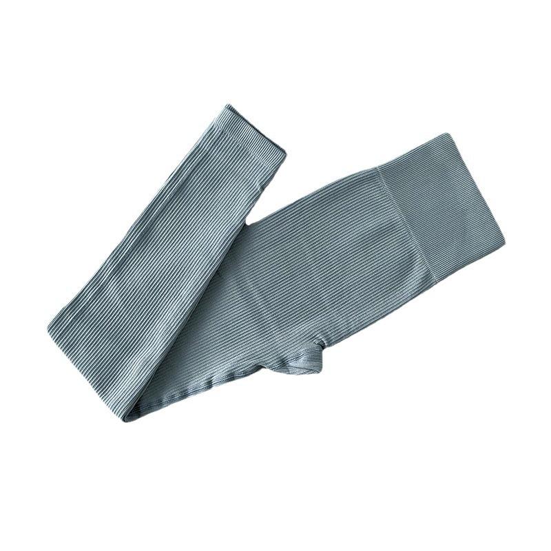 

Женские однотонные эластичные леггинсы: Весенне-летние штаны для йоги и фитнеса Medium синий/серый