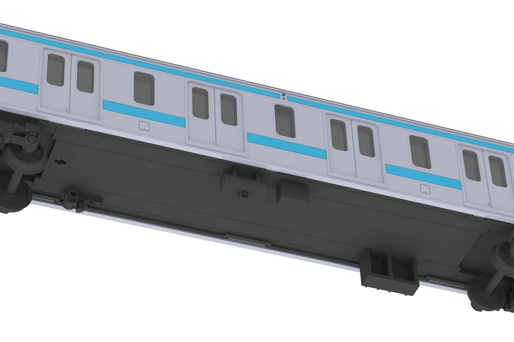 PLUM JR East 209 Series DC Train Type Keihin Tohoku Color Saha 208 Display Model Unpainted Assembly Plastic Kit PP146 Plakit-Extra 1/80