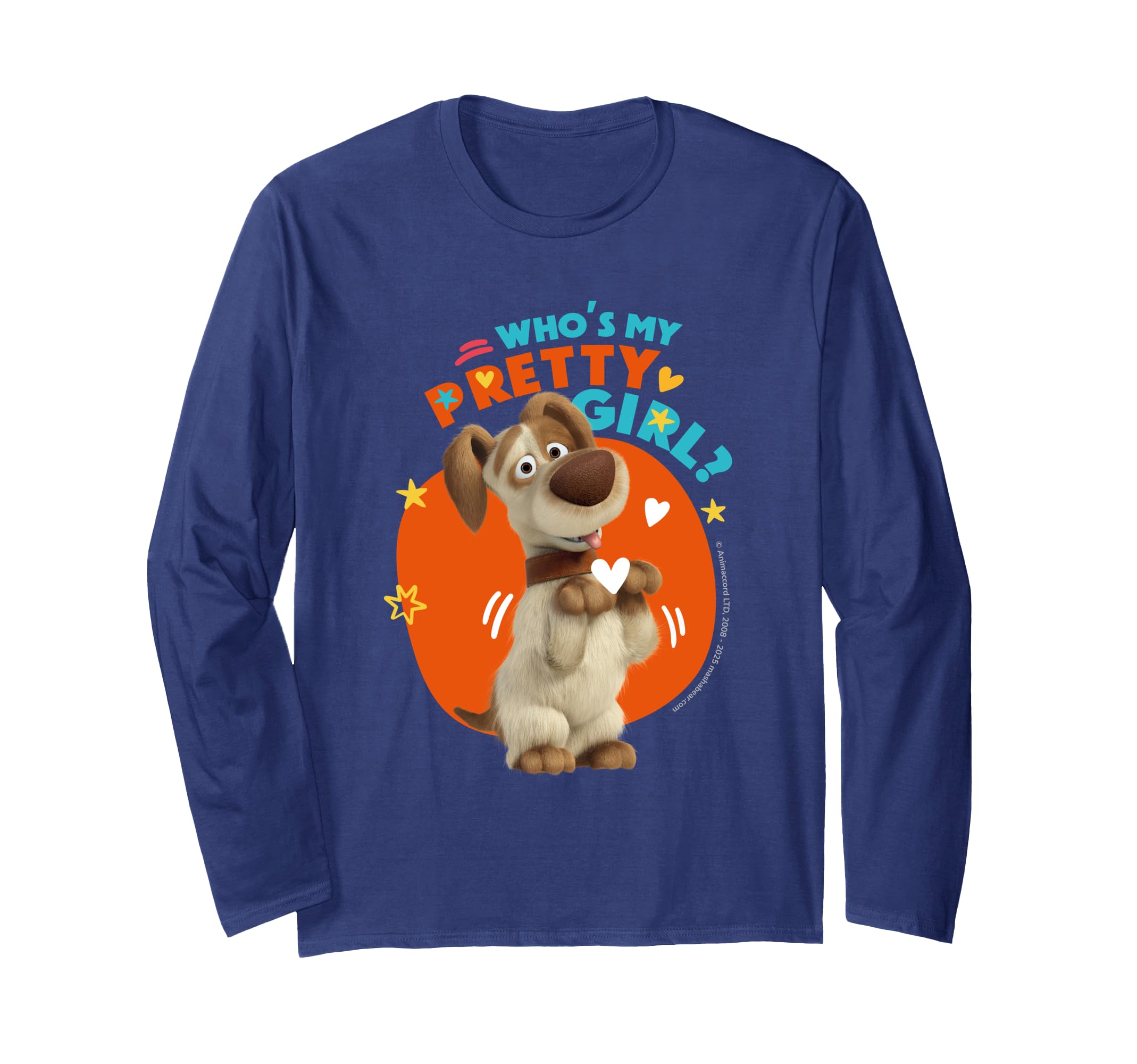 My Pretty Friends. Who s Girl? Long-Sleeve T-Shirt синий