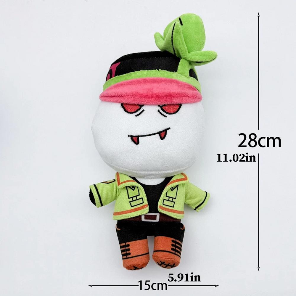 3D Radish Pillow Plush Toy Anime Game Figure Stuffed Toys Doll Boys Girls Soft Toys Stuffed Throw Pillow kids Birthday gifts белый