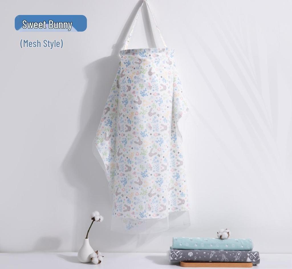 Bawełniany Letni Pokrowiec do Karmienia Piersią i Kardigan Maskujący