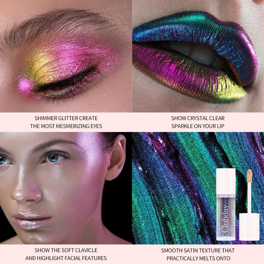 Chameleon Eyeshadow Stage Makeup Face Highlight Brightening Monochrome Light Eyeshadow