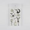 Waterproof Halloween Temporary Tattoos: Luminous Pumpkin and Spiderweb Stickers for All Ages