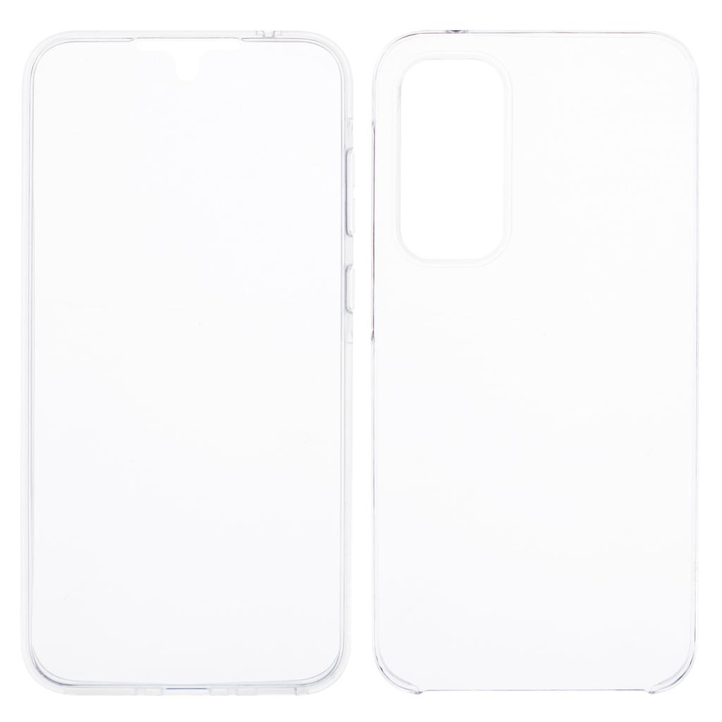 For Samsung Galaxy A35 5G Clear Case Acrylic+TPU Full Protection Phone Cover with PET Film