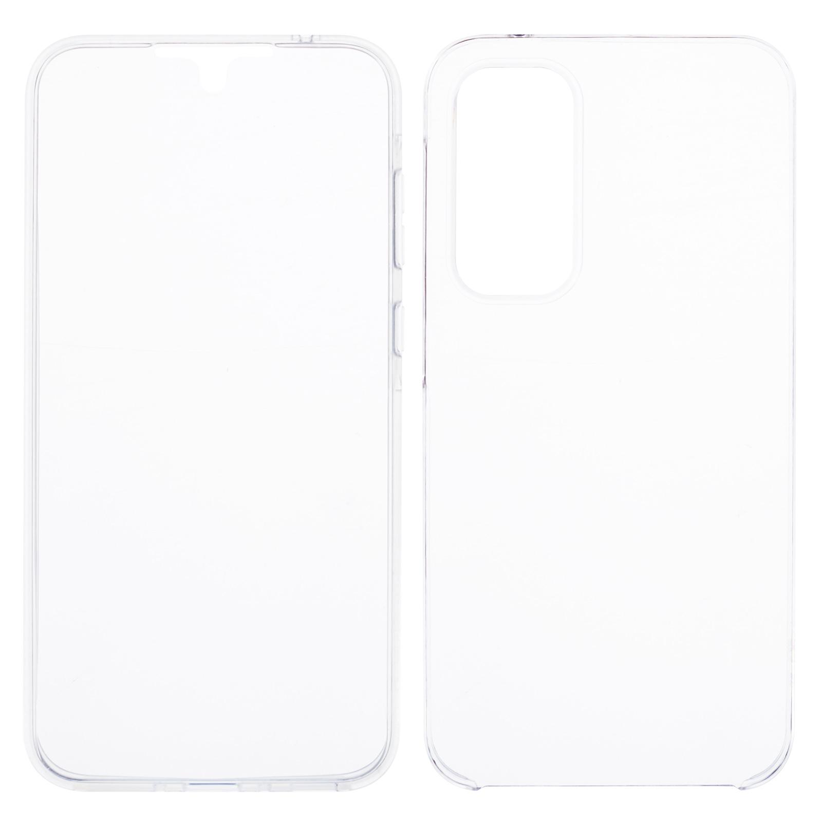 

For Samsung Galaxy A35 5G Clear Case Acrylic+TPU Full Protection Phone Cover with PET Film A
