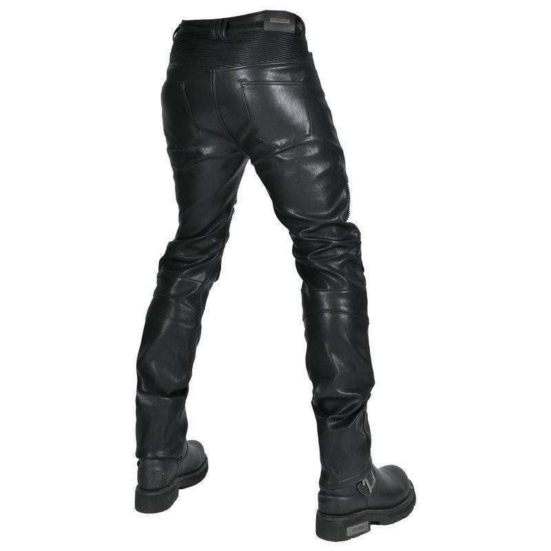 Mens Winter Motorcycle Riding Pants With Windproof Waterproof Coating Silicone Knee Pads Retro Style Protective Gear