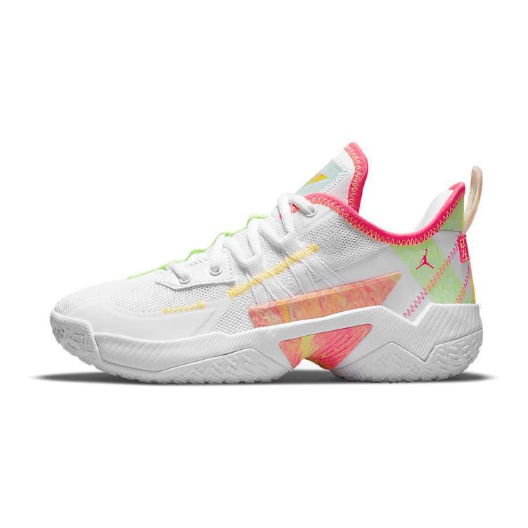 Nové Jordan One Take II Bílé Hyper Růžové GS CZ0840-163