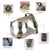 Large Dog Harness with Handle Reflective Adjustable Pet Vest Soft Padded Control Harness for Training Walking