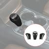 3pc Carbon Fiber Gear Shift Knob Head Cover Trim For Jeep Grand Cherokee 11-13