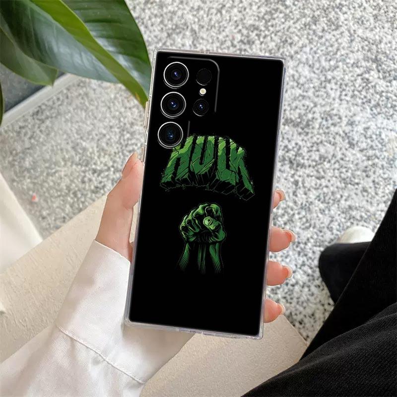 Marvel Spiderman Deadpool Venom Transparent Case For Samsung Galaxy S26 S25 Ultra S24 S22 S26 Plus S20 S23 S21 FE 5G Clear Cover