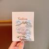 Cartoon Button Children'S Hairpin Cute Kt Cat Girl Heart Bangs Edge Clip Hairpin Student Broken Hair Duck Bill Clip Hair Accessories