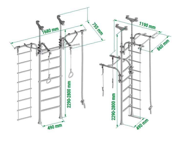 Transformer gymnastic ladder - orange