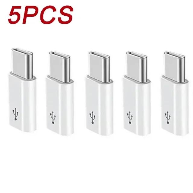 1/3 Stück Micro-USB-Buchse auf Typ-C-Stecker Adapter OTG-Konverter Micro-B auf USB-C Stecker Ladekabel-Adapter Telefonzubehör
