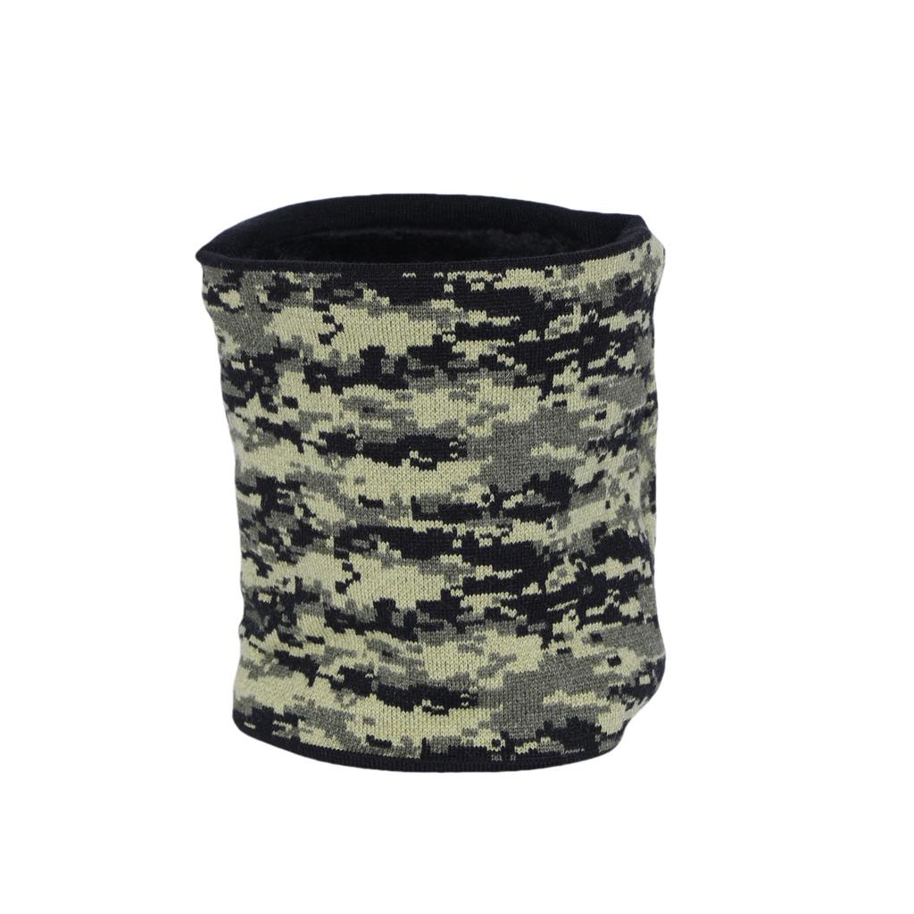 Winter Thickened Neck Cover Men'S Warm Camouflage Neckerchief Outdoor Windproof Cover Mask Scarf Knit Women Neck Gaiter Muffler