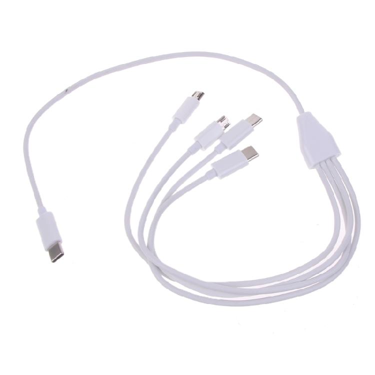 4-in-1 USB C To Multi Charging Cable USB C To Micro USB + Type C Universal