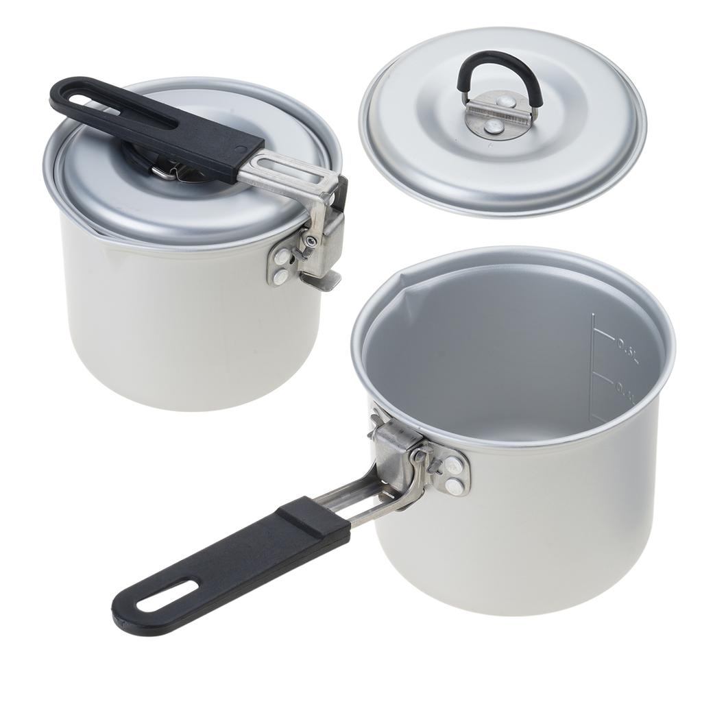 Portable 770ml Camping Tea Kettle Convenient Hiking Kettle with Foldable Handle Designed For Outdoor Enthusiasts