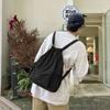Light Weight Nylon Shoulder Bag Large Capacity High School Bag Drawstring Backpack  Girls Boys