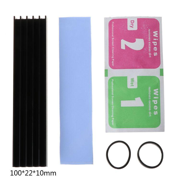 22110 Heatsink Heat Dissipation Radiator for M.2 NGFF Cooling Heat Sink Heat Thermal Pads for M.2 NGFF 22110 PCI-E NVME 1