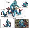 Oenux Original Wilde Dinosaurier Mythos Drache Tiere Modell Feuer Bulle Krake Monster Krabbe Actionfiguren Kinder Sammlung Spielzeug Geschenk