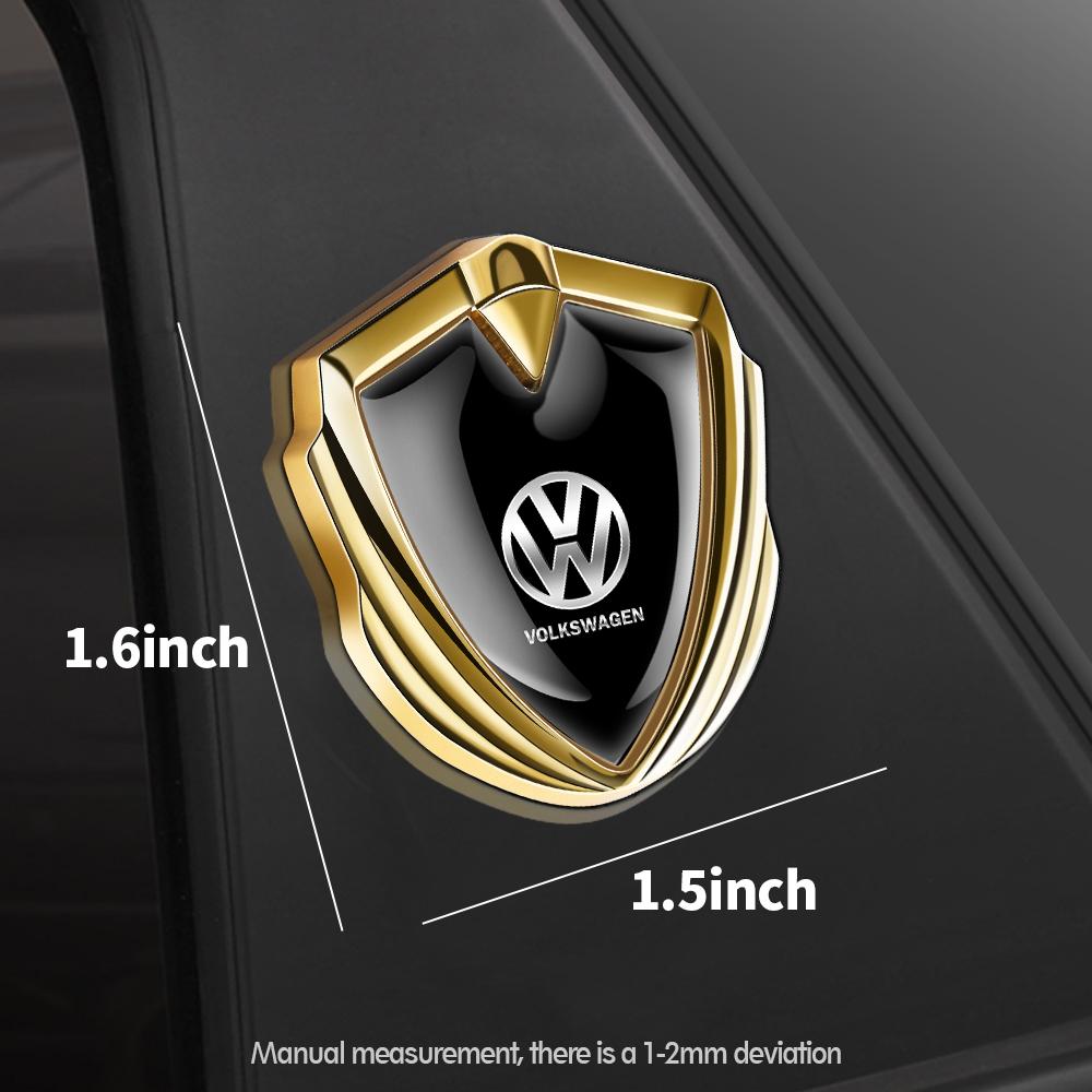 1PC 3D Metal Car Side Fender Emblem Badge Sticker for VW Jetta Golf Beetle CC GTI R32 MK4 golf 4 motion MTM Auto Accessories zr0