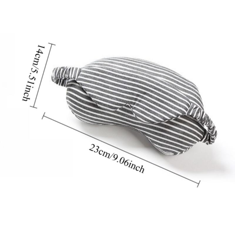 1pcs 2-in-1 Eye Mask Neck Pillow Portable Travel Neck Support Pillow for Airplane Car Office Nap Comfortable Neck Cushion