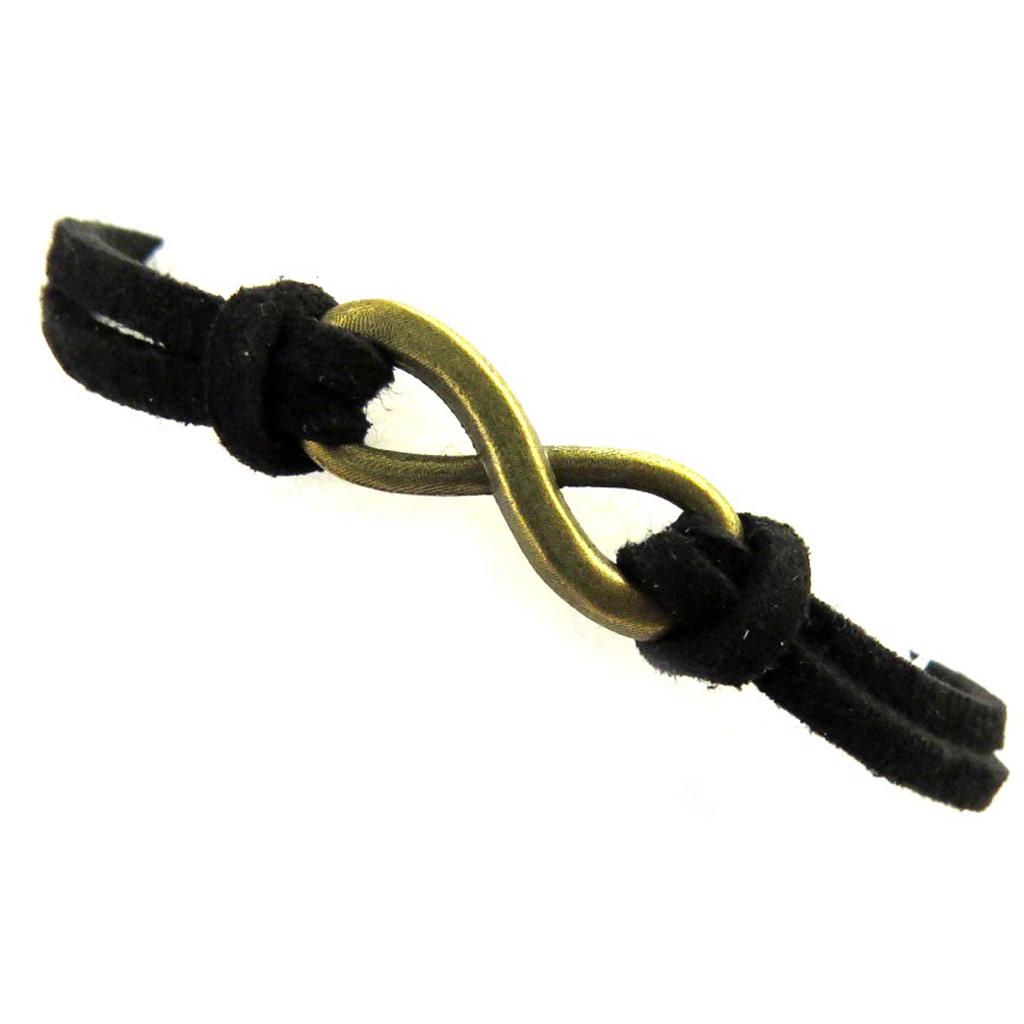 Les Trésors De Lily [M6168] - Czarna etniczna bransoletka 'Infini'