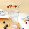 Flexible Glass Straw Set, Includes Cleaning Brush, Ideal For Milkshakes & Sodas, Perfect Gift For Birthdays & Weddings