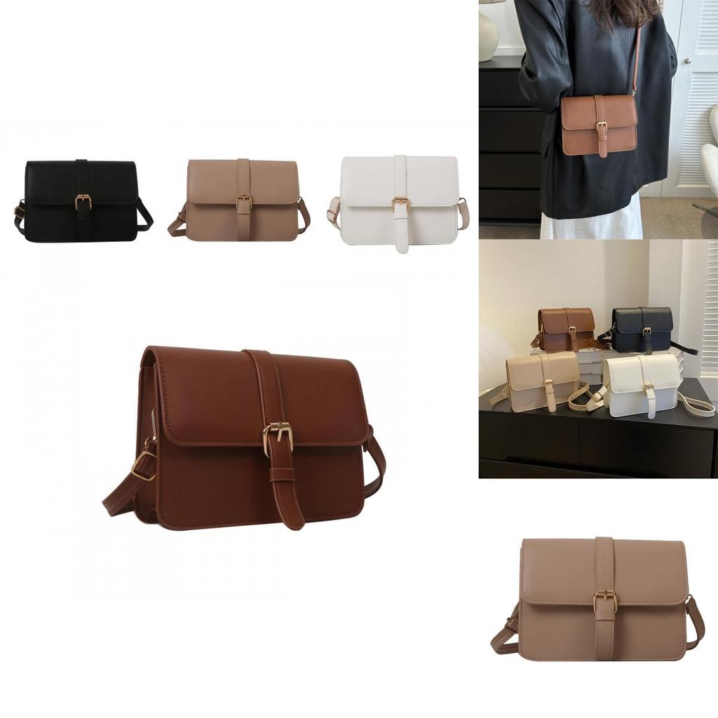 Trendy Street Style Pu Leather Crossbody Bag For Women With Magnetic Buckle