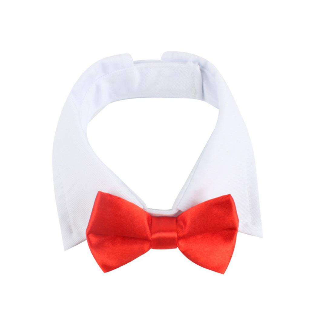 Adjustable Bow Tie Dog Tuxedo Stripes Necktie for Small Pets Fine Craftsmanship