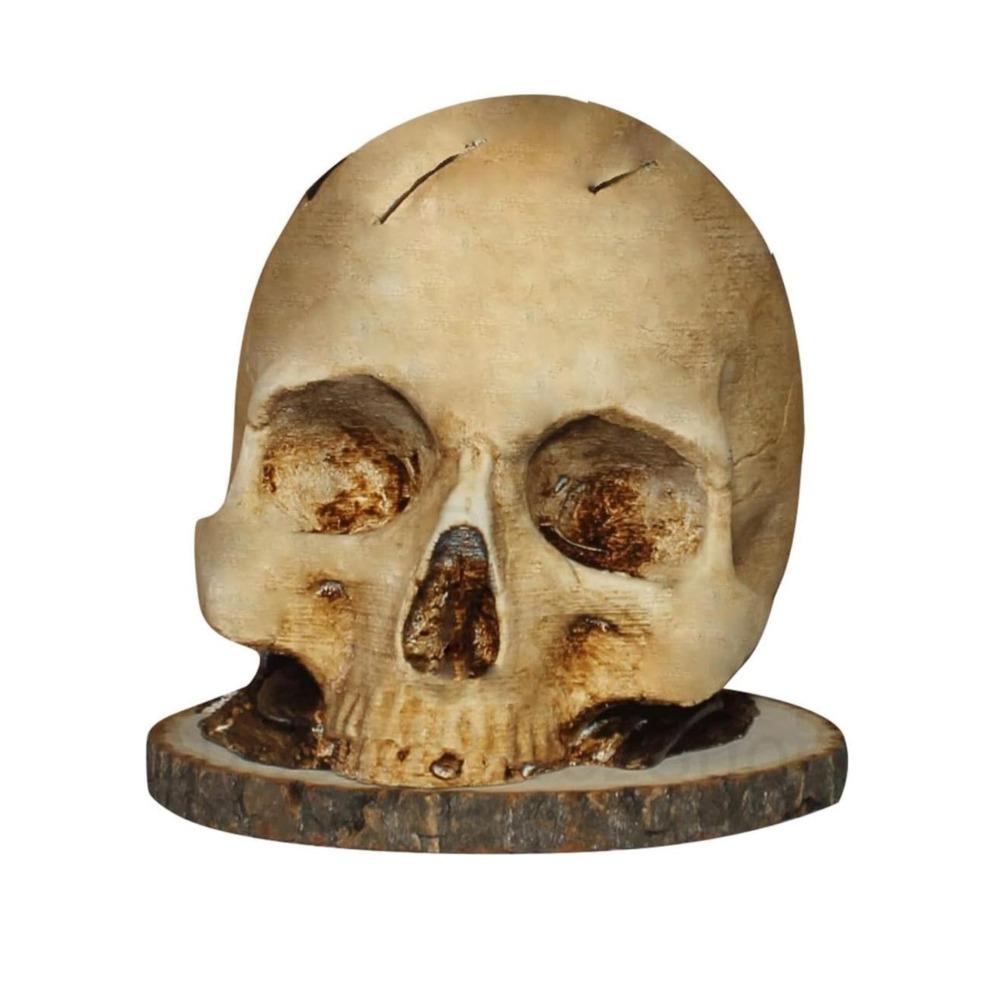 Simulated Skeleton Knife Stand Dilapidated Fruit Storage Rack Skull Knife Holder  Gift